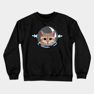 space cat Crewneck Sweatshirt